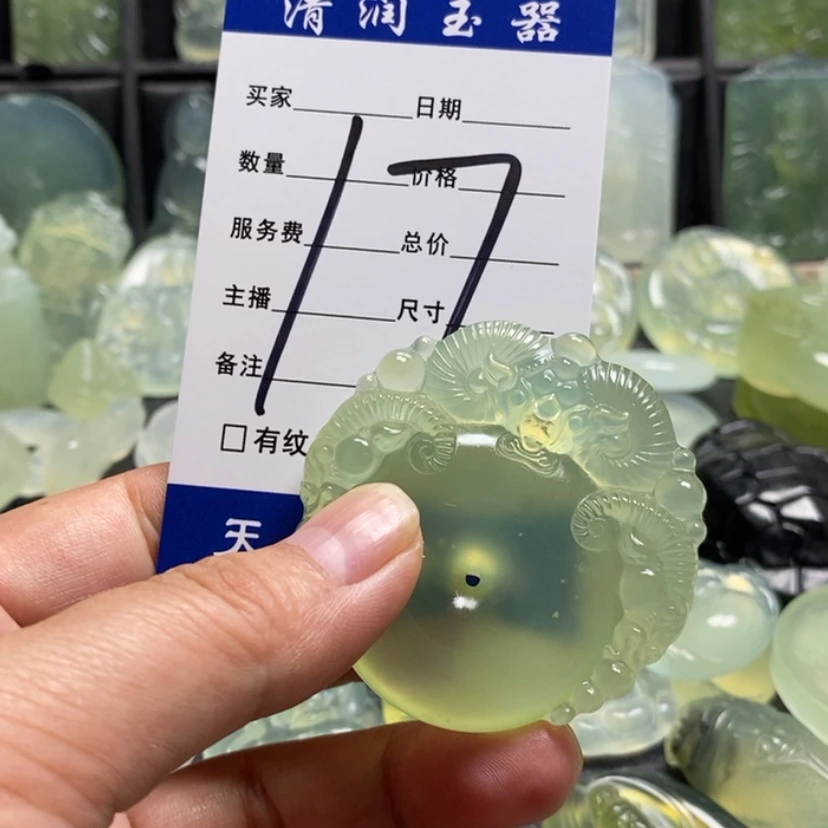 【闪购商品】蛇纹石玉合金颈饰向*…