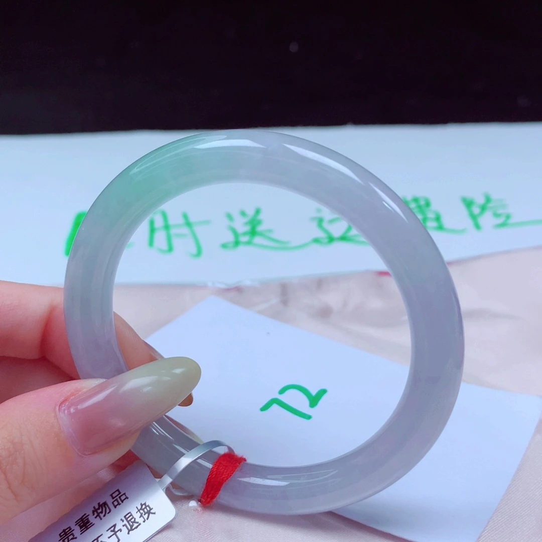 未镶嵌手镯翡翠天然缅甸翡翠A货手镯 72号
