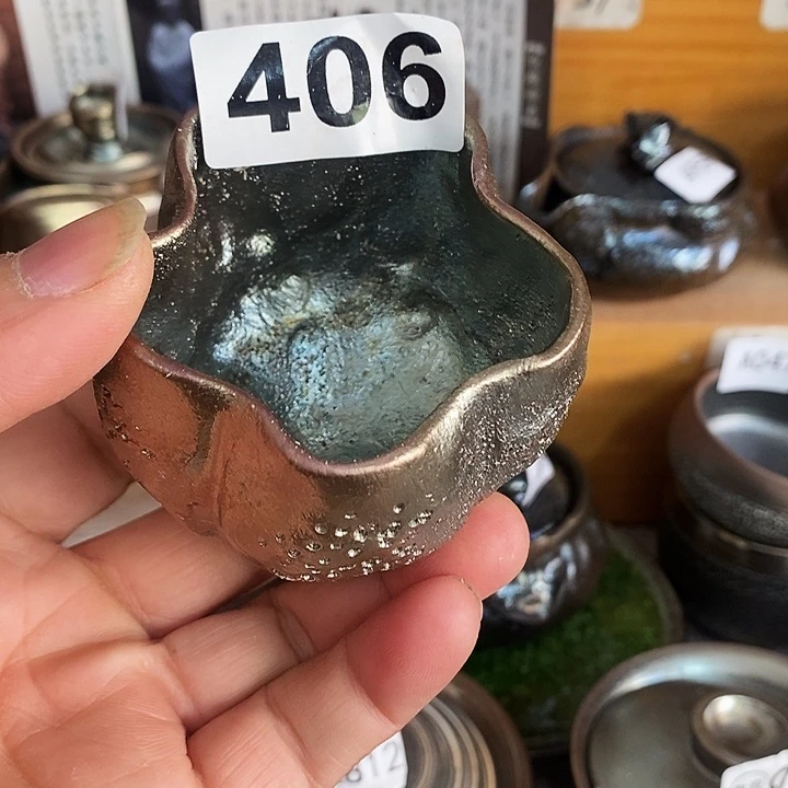 紫砂茶杯柴烧纯手工406