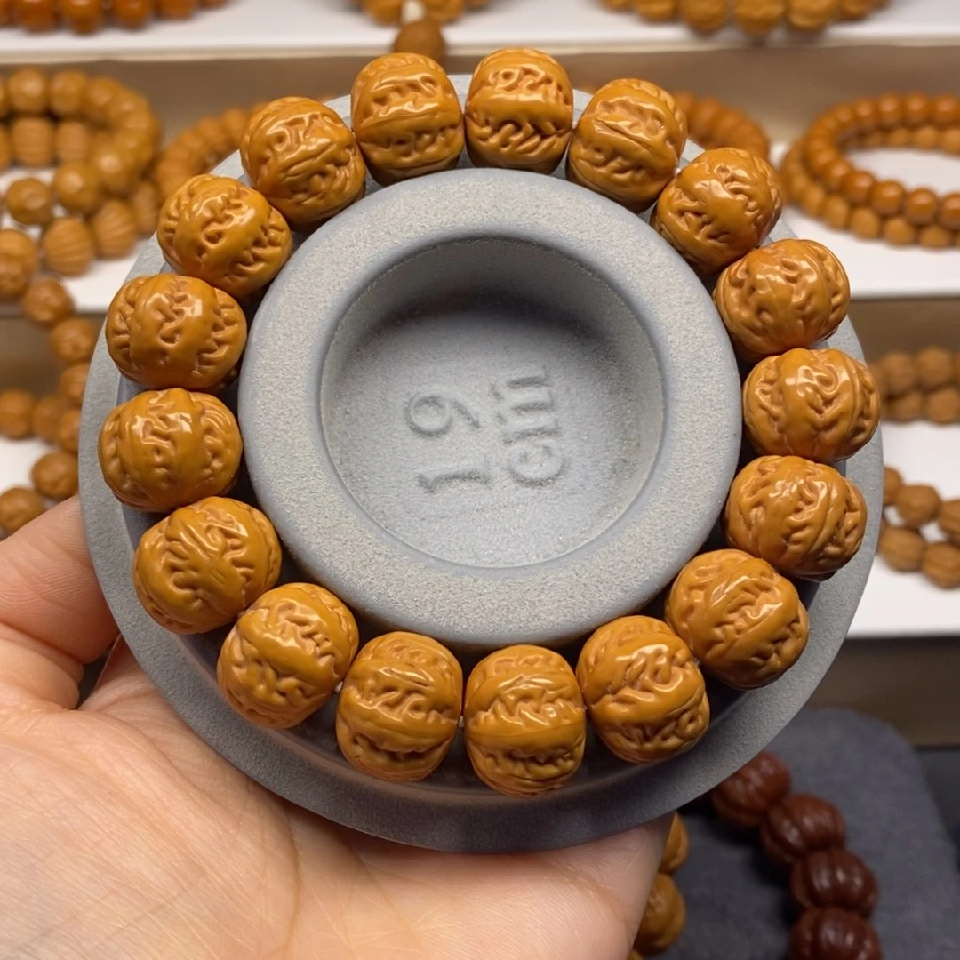 【闪购商品】猴头核桃手串矮壮八棱16.8mm