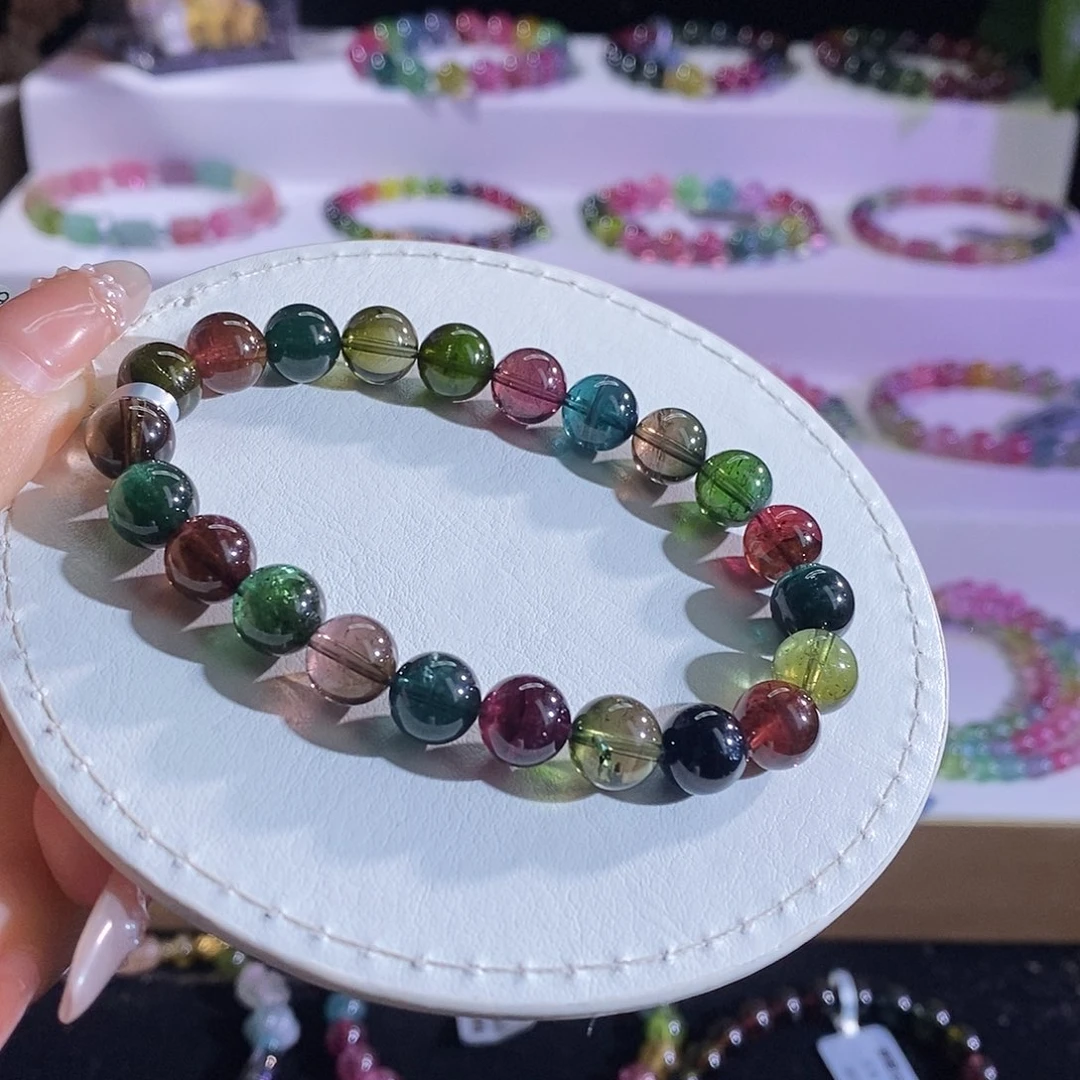 未镶嵌手链碧玺糖果