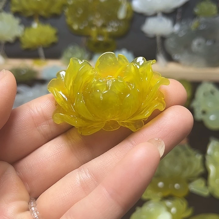 未镶嵌蛇纹石玉发饰