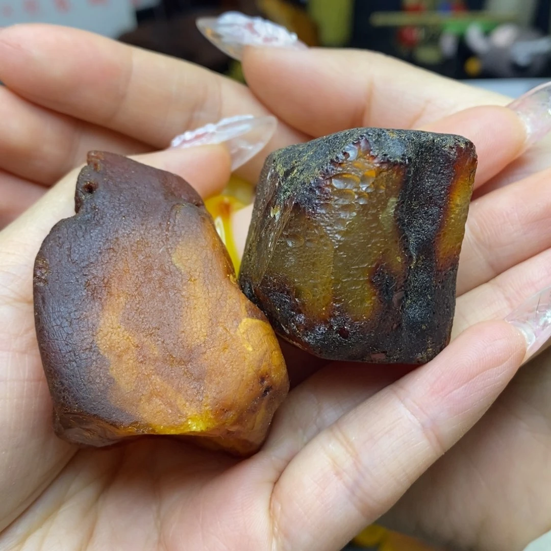 定制琥珀未镶嵌r*胖