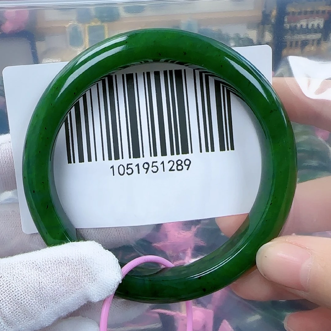 和田玉（碧玉）手镯未镶嵌6162