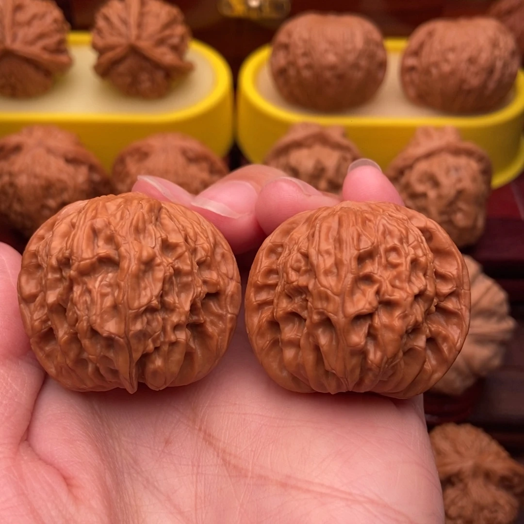 把件文玩核桃精品山地磨盘38