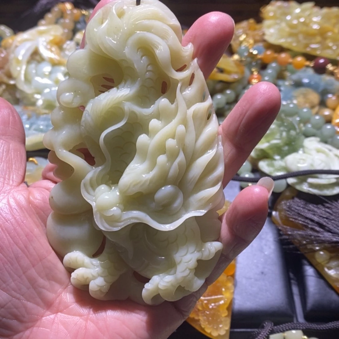 【闪购商品】岫玉毛衣链未镶嵌