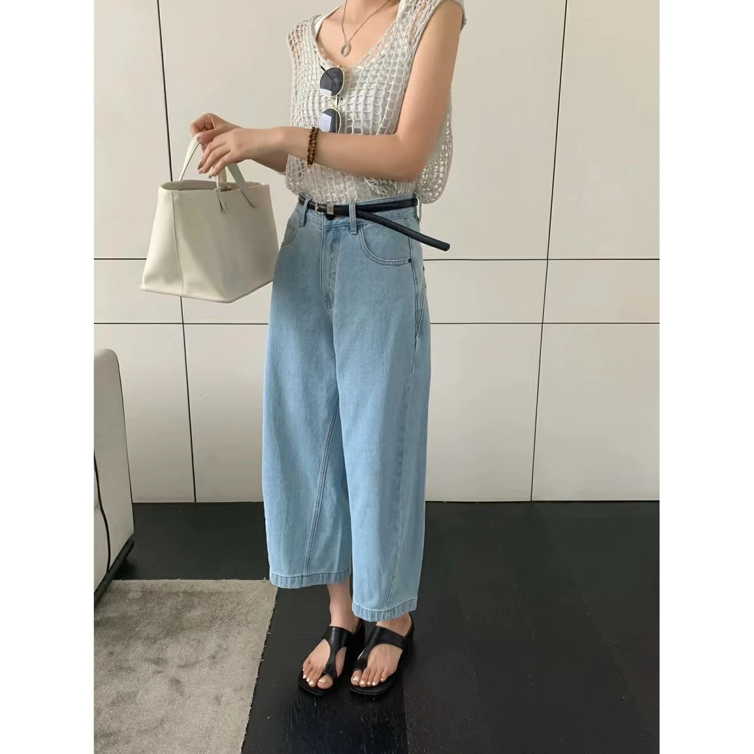 『时尚牛仔裤S』舒适简约潮流洋气减龄牛仔裤5538