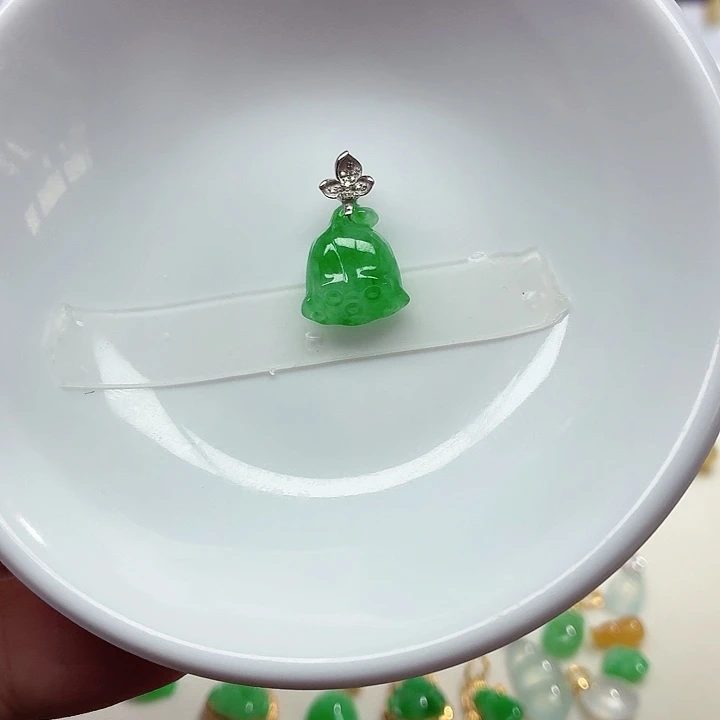 18K金镶嵌手链翡翠天然缅甸翡翠A货