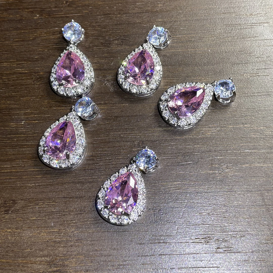 合金吊坠 W009粉吊坠