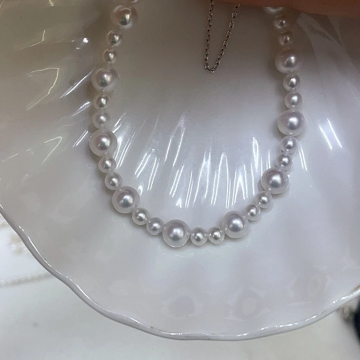 银S925镶嵌手绳淡水珍珠