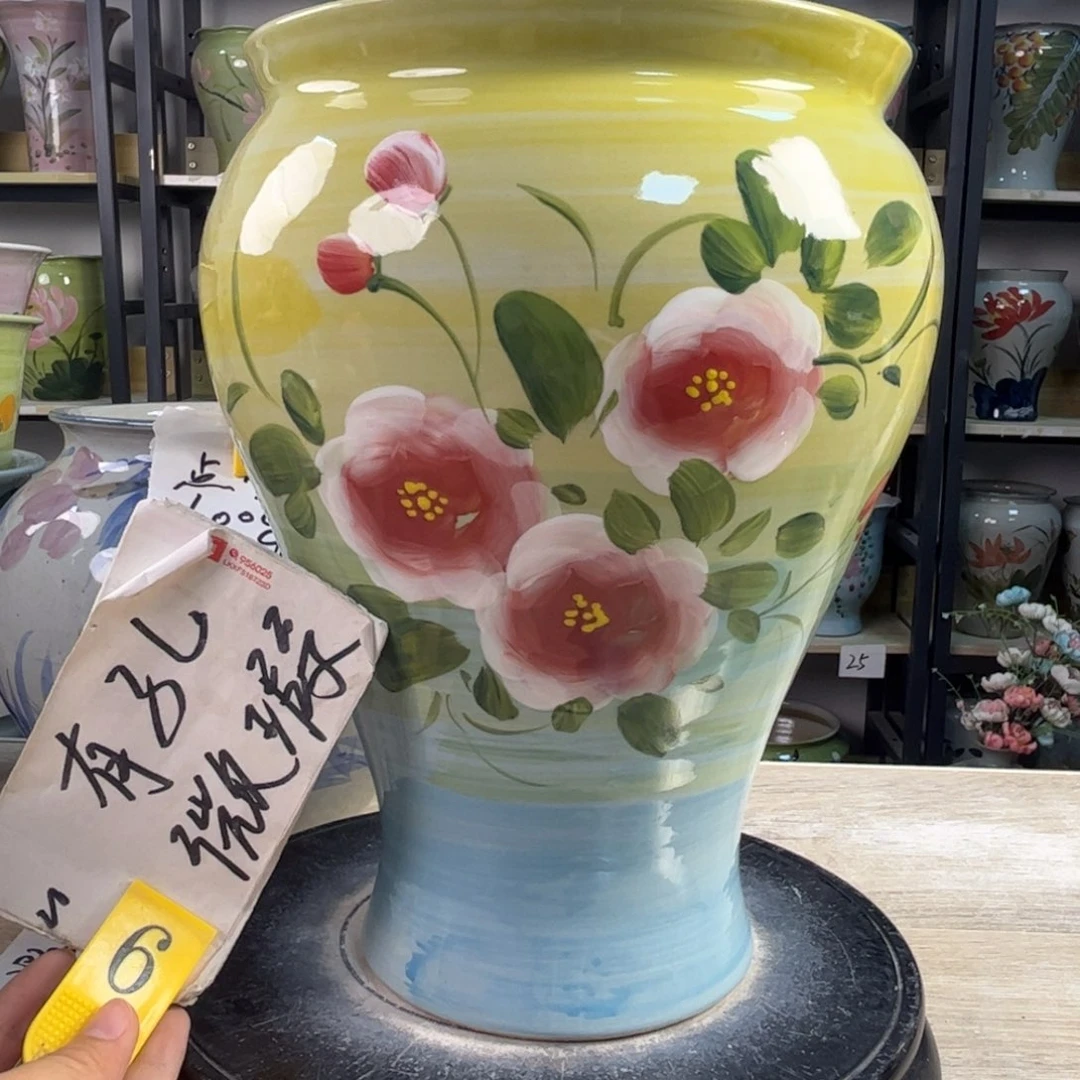 罐1tc景德镇陶瓷花盆