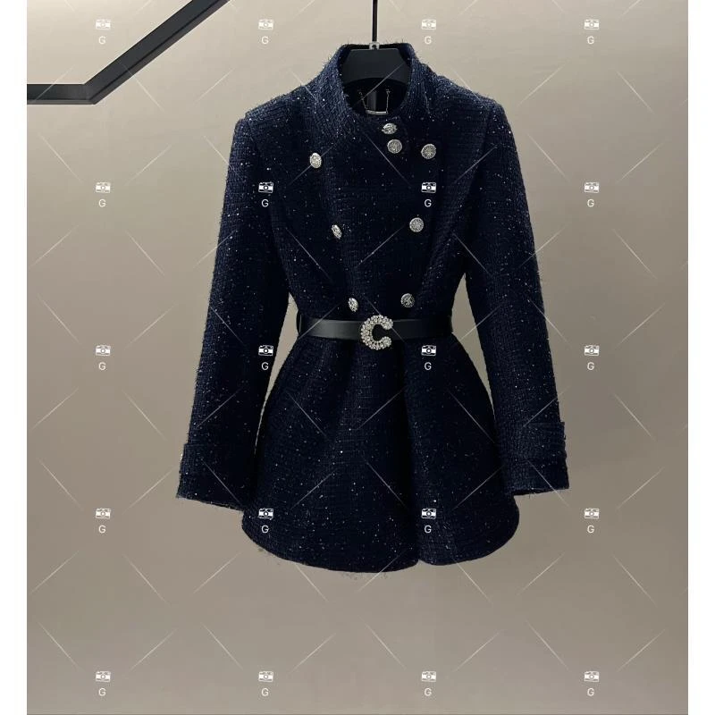 【露露】秋冬气质小香风设计师中长款羽绒服轻奢女  GS-57725