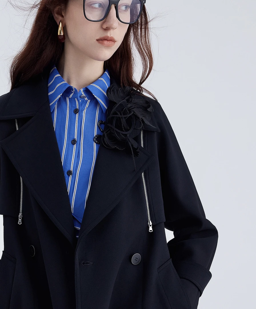 意大利设计师品牌女装，春季风衣外套