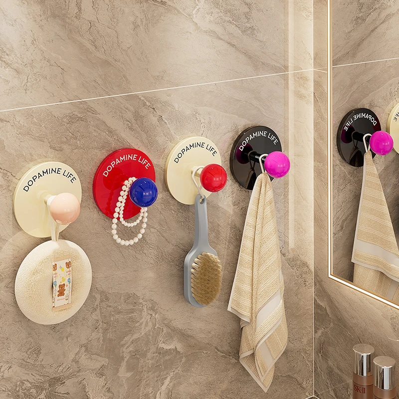 挂钩强力粘胶免打孔承重宿舍浴室卫生间厨房墙壁无痕钉贴门后粘钩