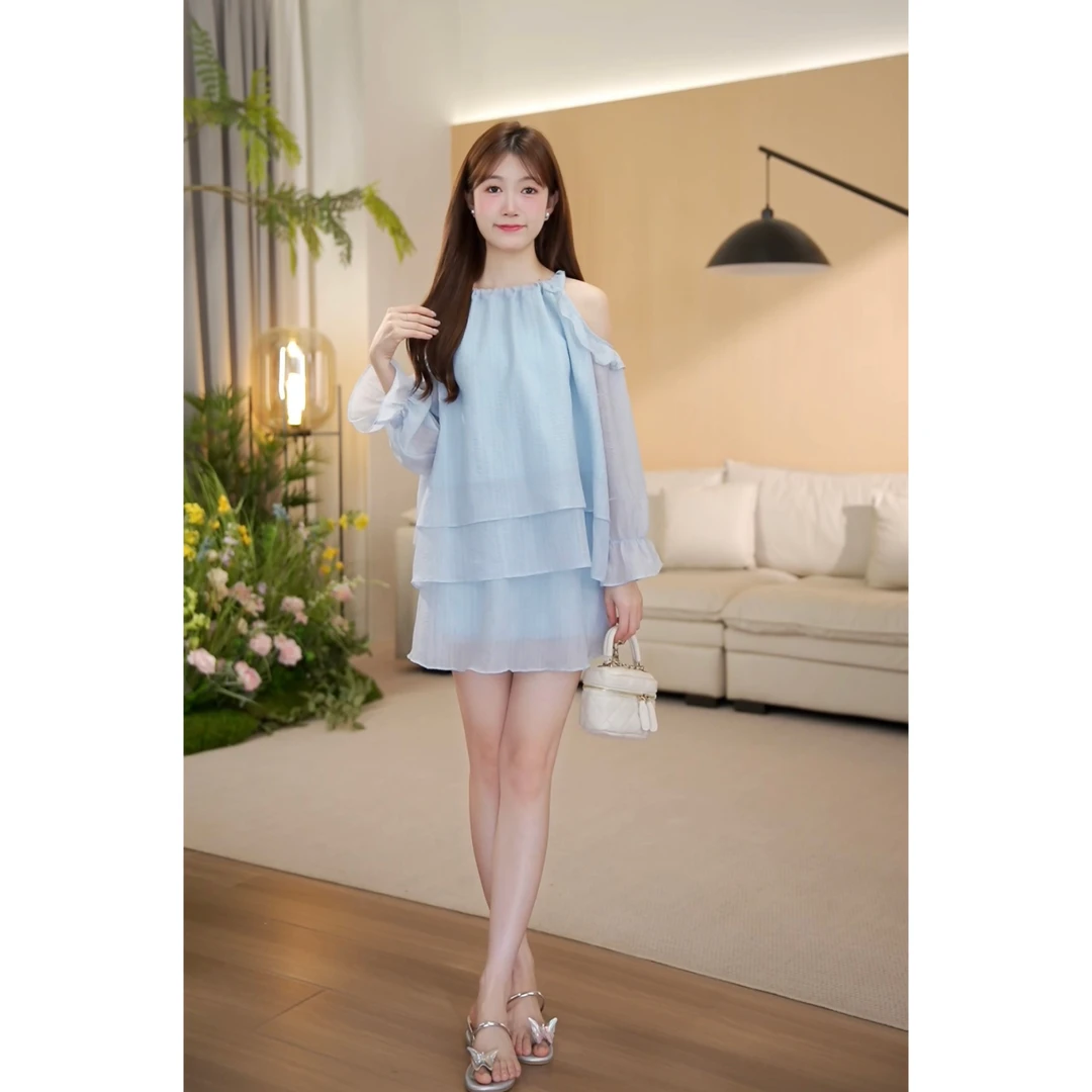 （周周小个子）夏季新款时尚休闲少女宽松甜美上衣+裤子套装-8325