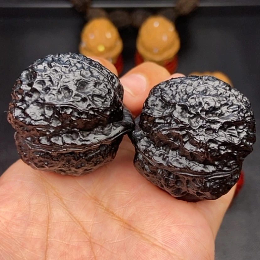 【闪购商品】文玩核桃把件41尺玄武金蟾