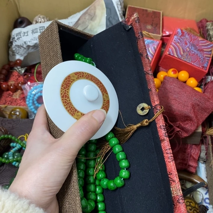 瓷片哈哈中古工艺品一件