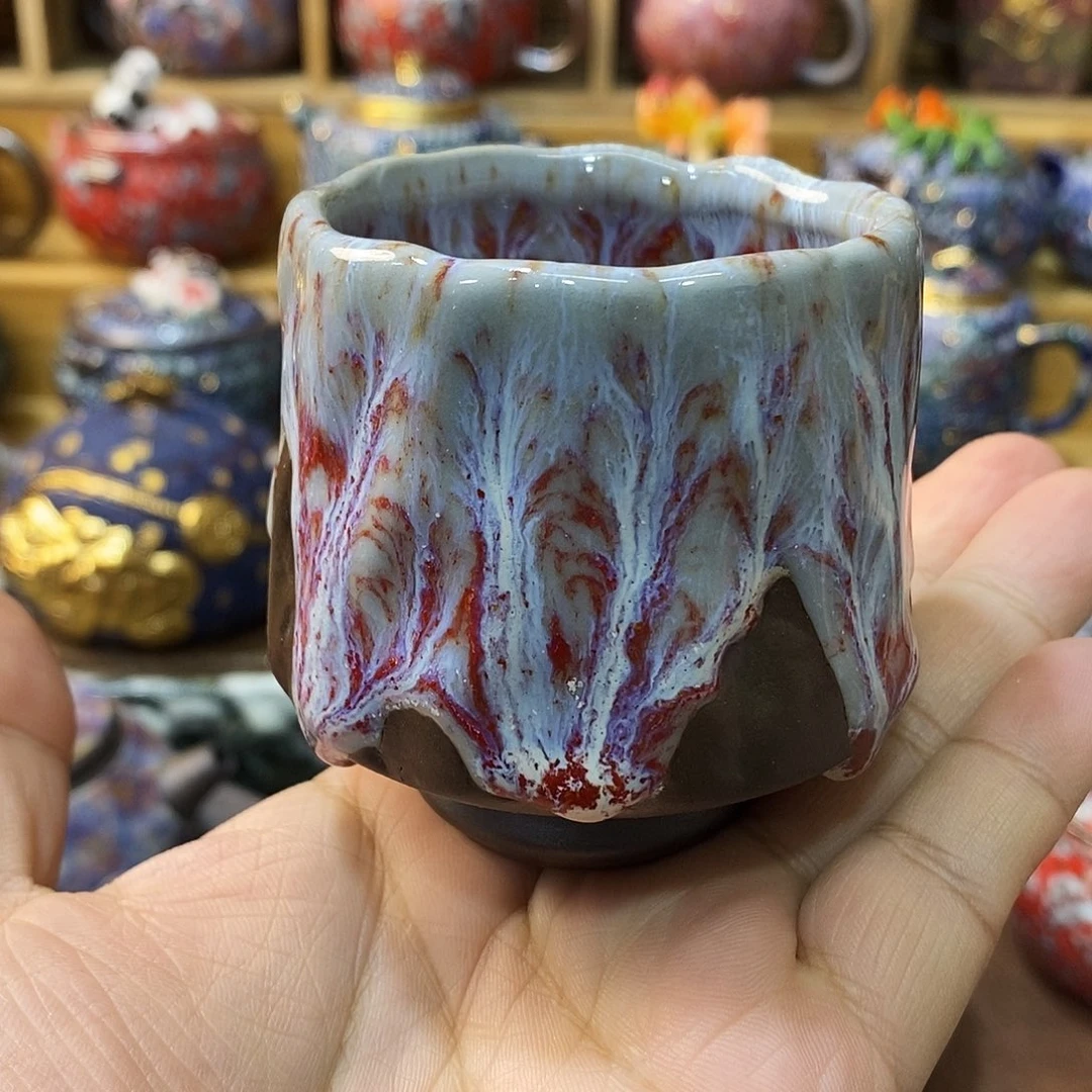 陶志野柴烧茶器粗
