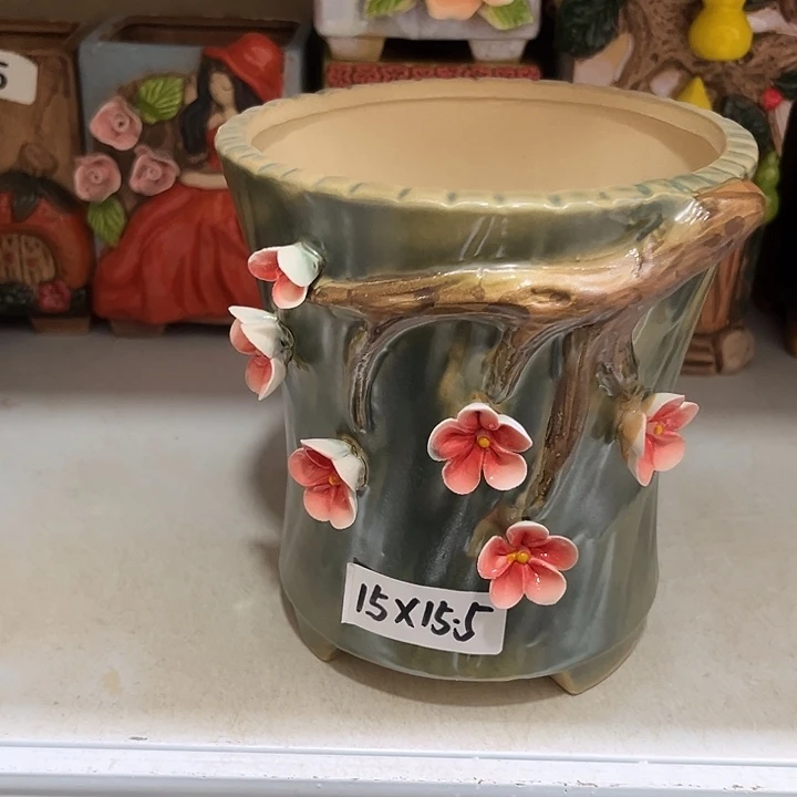 粗陶材质多肉花盆