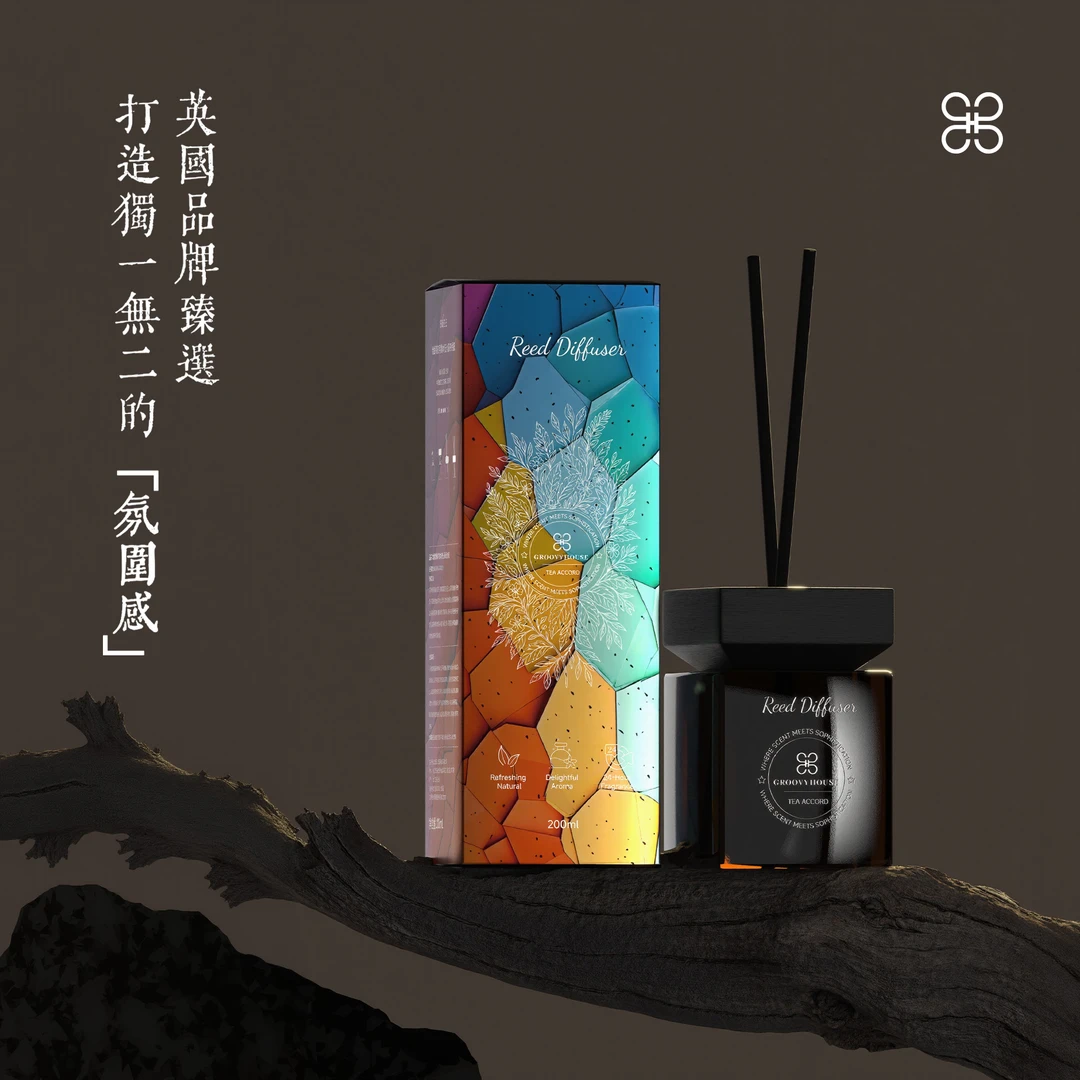 【英国品牌】GroovyHouse香薰精油室内持久无火淡香高级酒店香氛