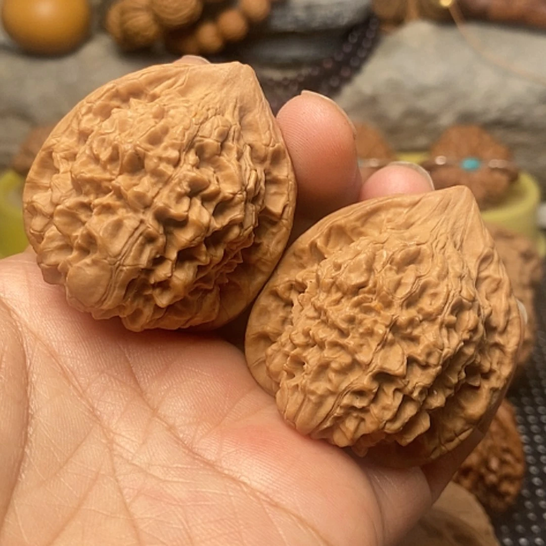 【闪购商品】文玩核桃把件42麒麟官帽