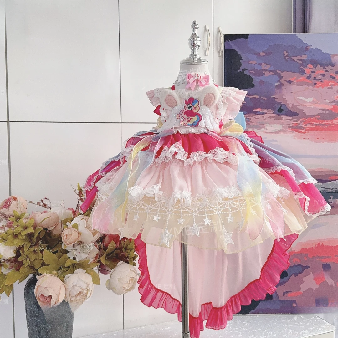 【断码】女童小马宝莉洛丽塔公主裙2025新款洋气宝宝生日礼