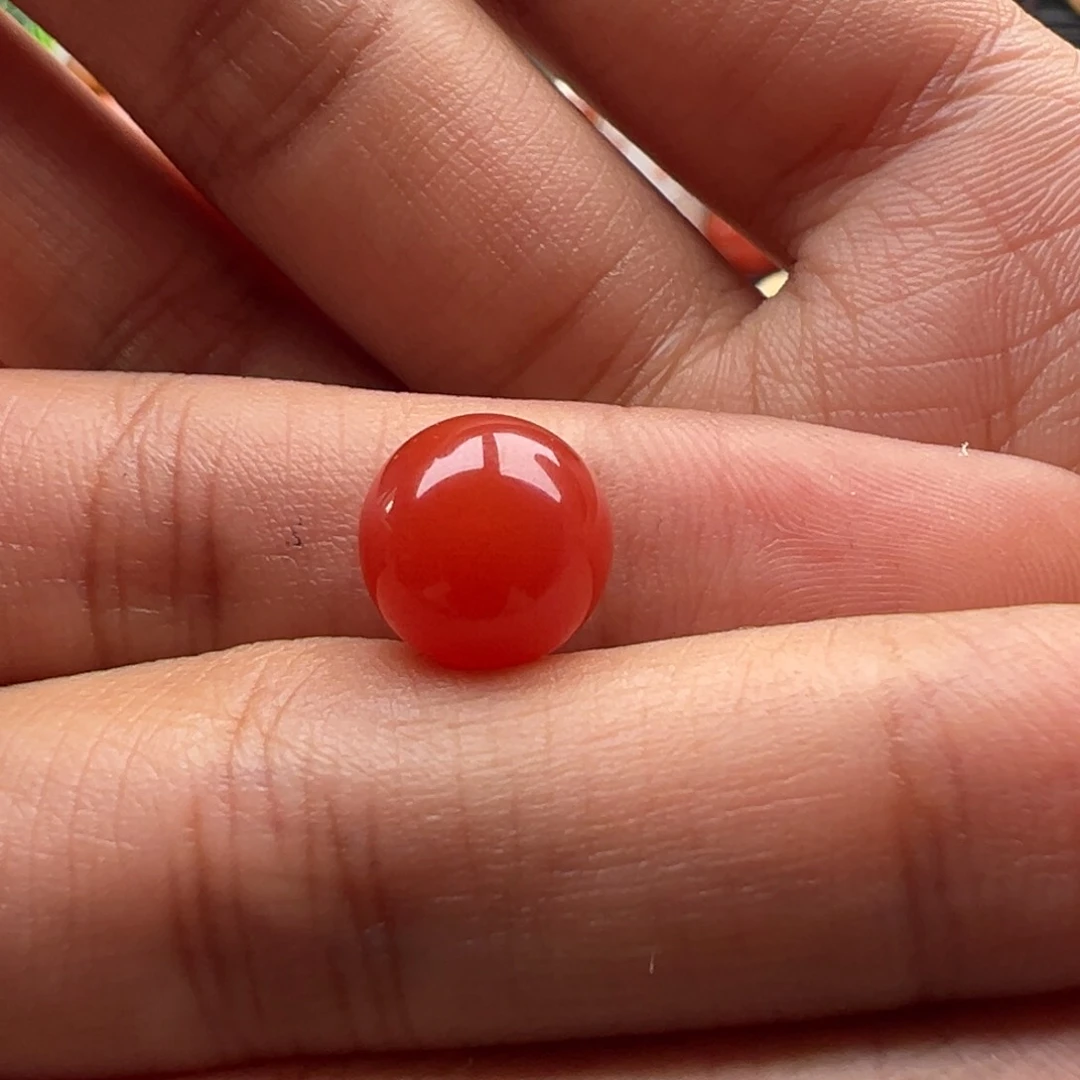 南红玛瑙圆珠10.4未镶嵌