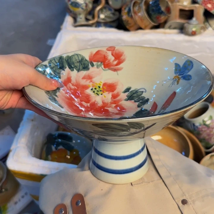 瓷片景德镇陶瓷手工手绘