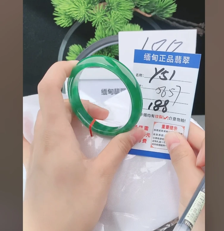 Y51【正品 缅甸翡翠】实物以直播间为准微色差