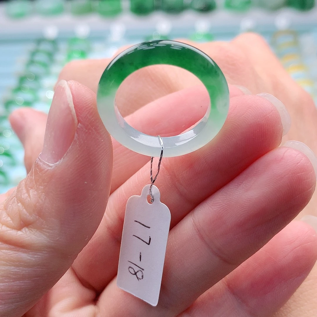 未镶嵌戒指翡翠字**日A货缅甸翡翠