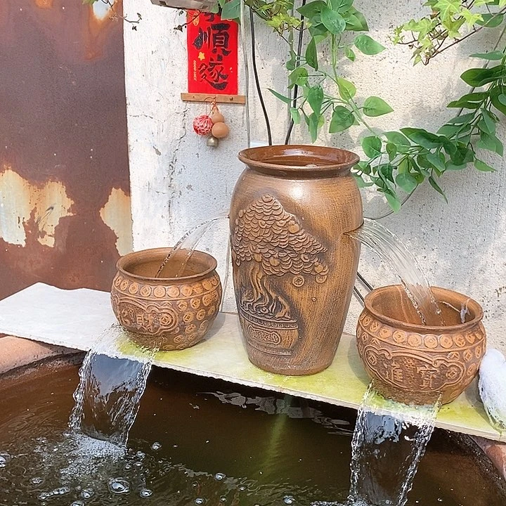 水泵55w，弯头，摇钱树，招财进宝两个