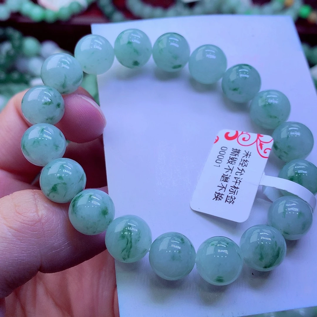 翡翠未镶嵌毛衣链