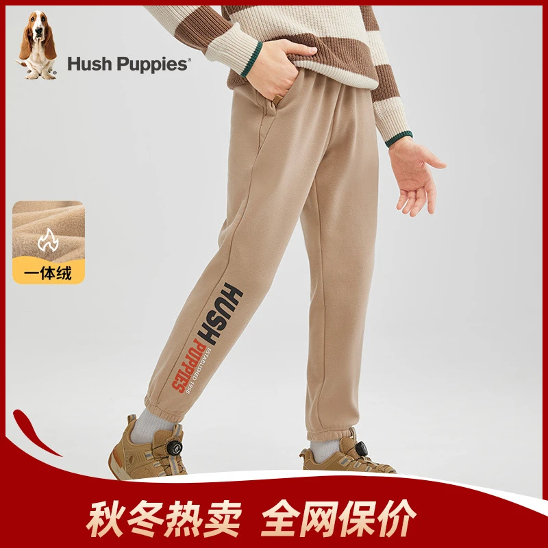 一体绒长裤 暇步士童装 新款简约休闲潮流感