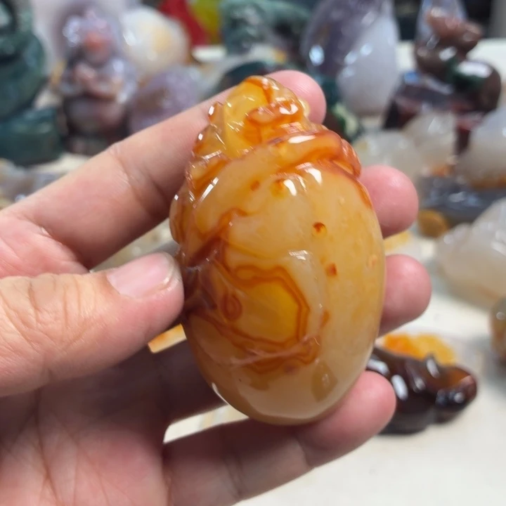 玛瑙/玉髓未镶嵌吊坠(不含链)