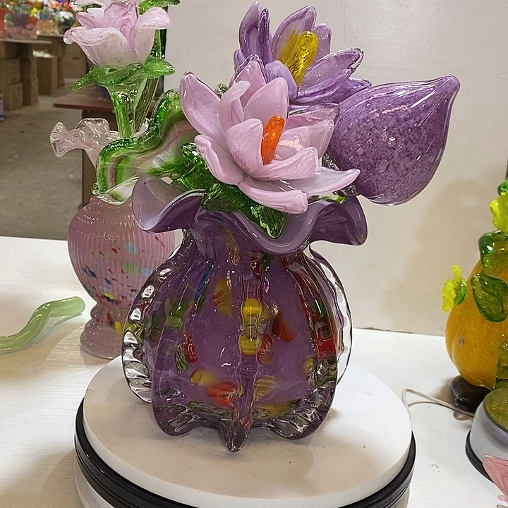 花瓶加4只花高31厘米