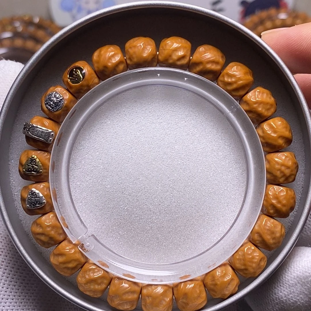 猴头核桃手串五标观山无相尺寸10左右全品100号