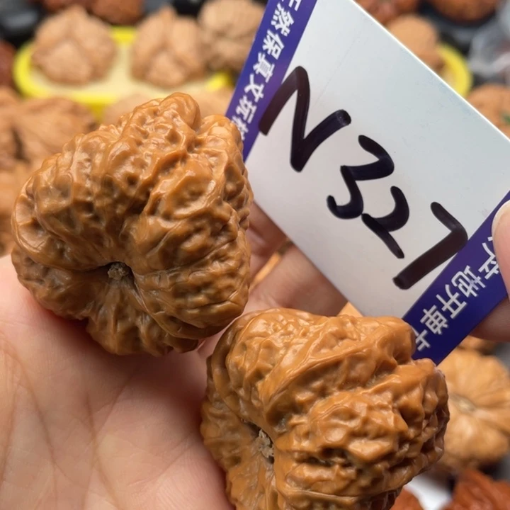 文玩核桃把件蛙蛙39尺