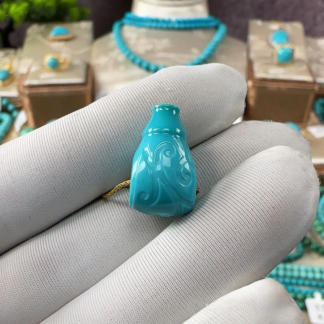 绿松石未镶嵌10mm➕三通