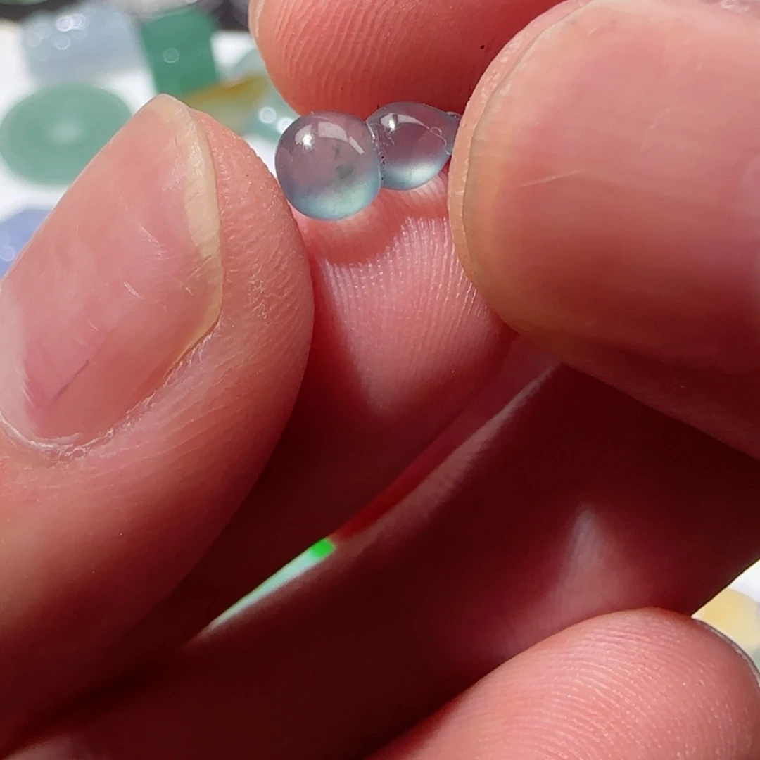 定制翡翠未镶嵌天然翡翠葫芦