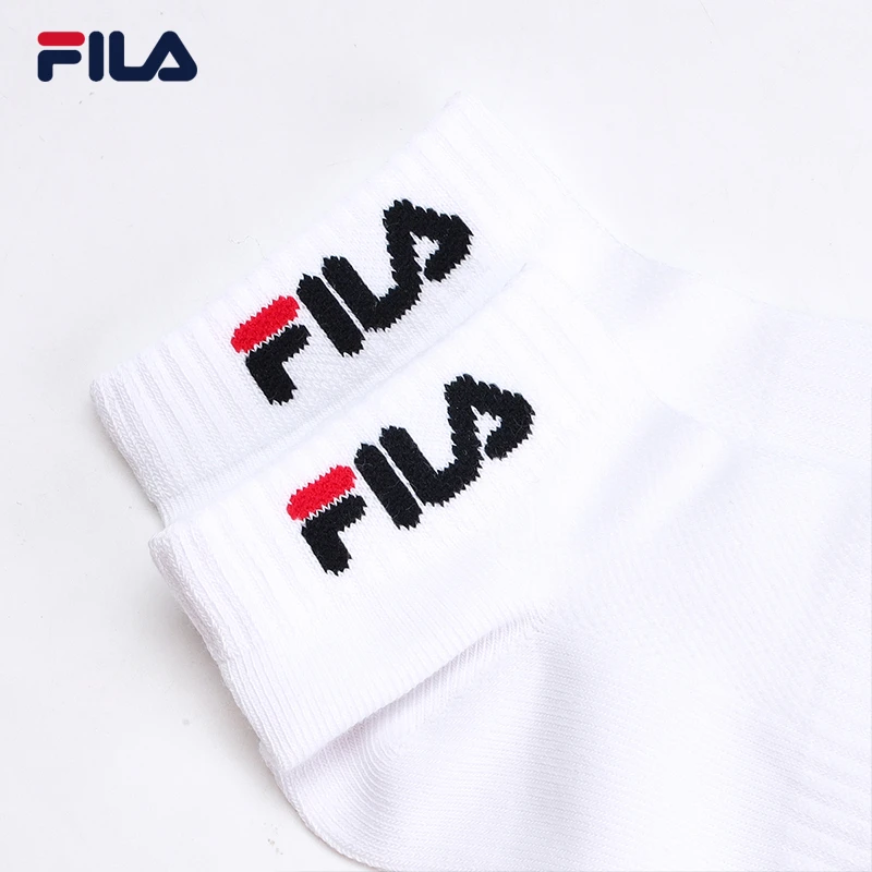 Fila/斐乐低腰袜时尚简约舒适休闲袜运动透气吸汗短袜F13W318365F