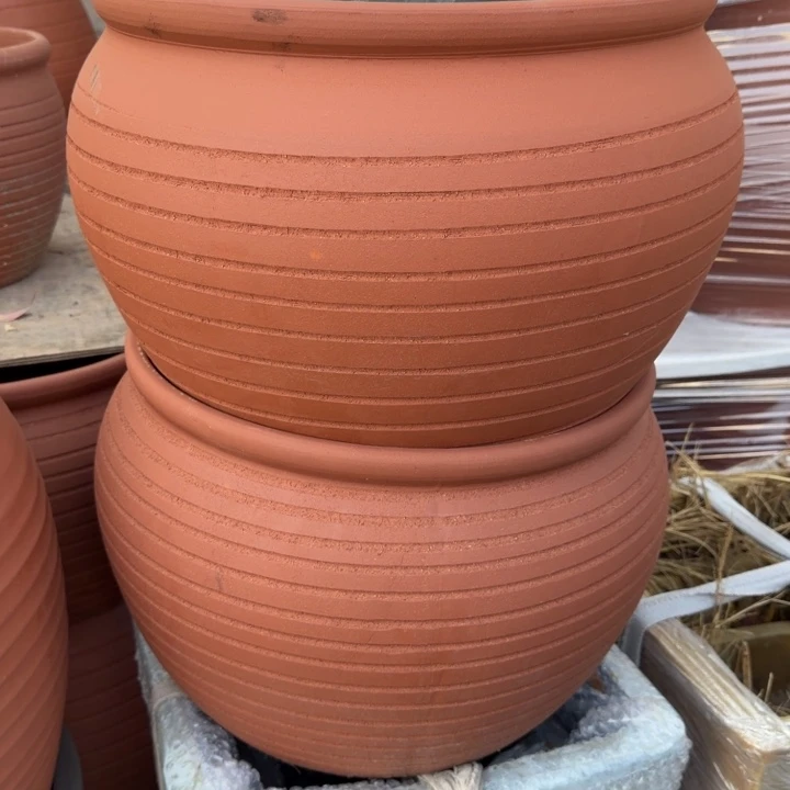 紫砂花盆口40高30宜兴紫砂