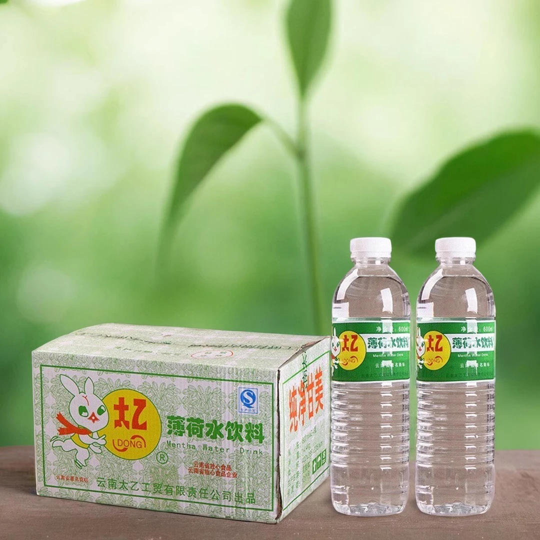 太乙薄荷水清凉饮料云南老牌子饮用果味水风味饮品60mlx8瓶装整箱