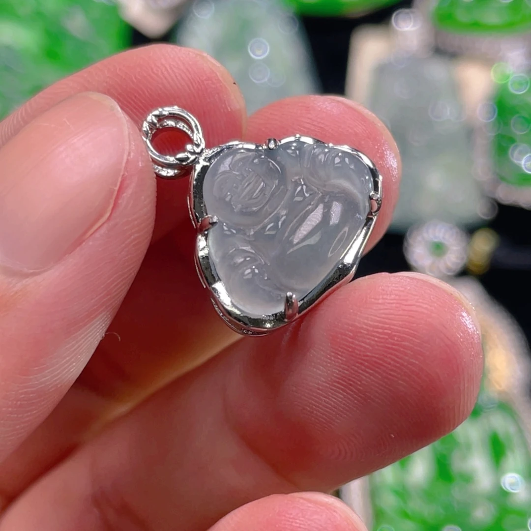 翡翠未镶嵌颈饰6，