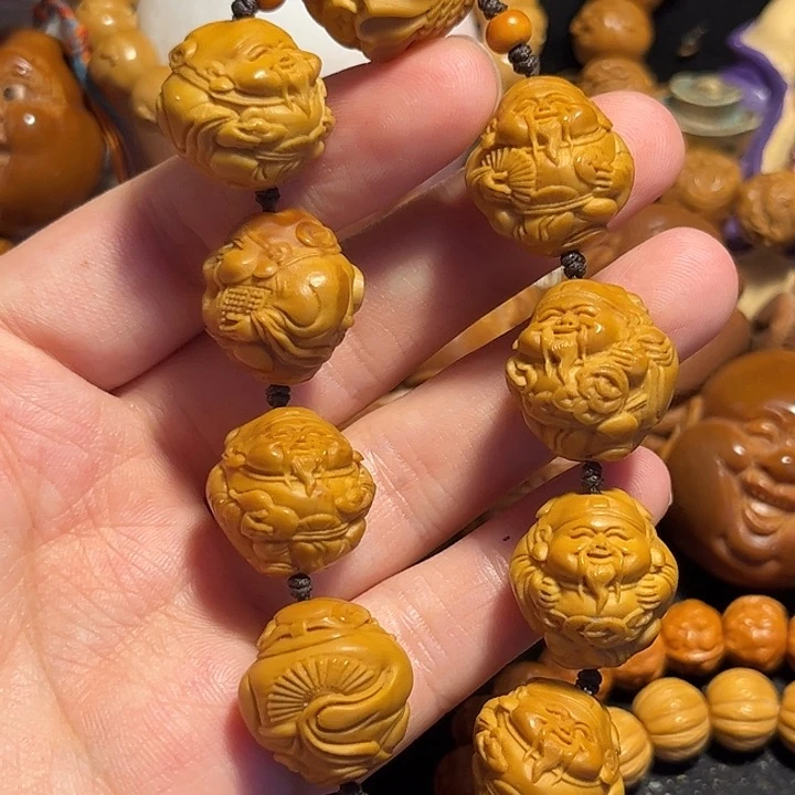 橄榄核手串/手链元甲财神