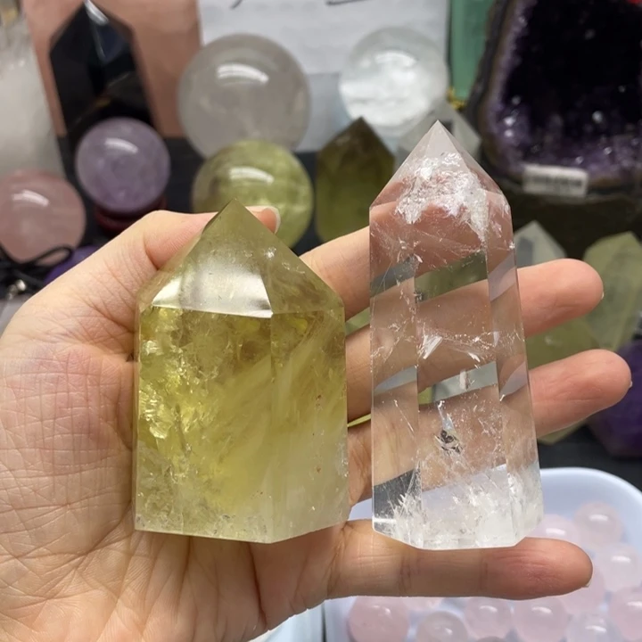 L***怡水晶珠宝半成品未镶嵌水晶柱10