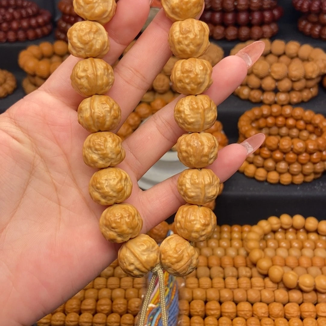 顺***神猴头核桃手串大蟾宗手持17尺