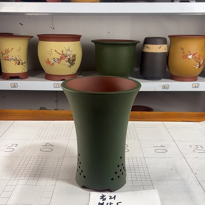 紫砂花盆紫砂兰花盆7