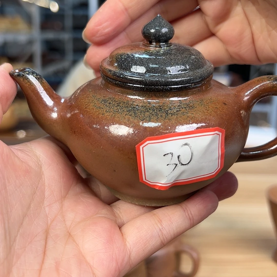 紫砂茶壶黄龙山原矿紫砂