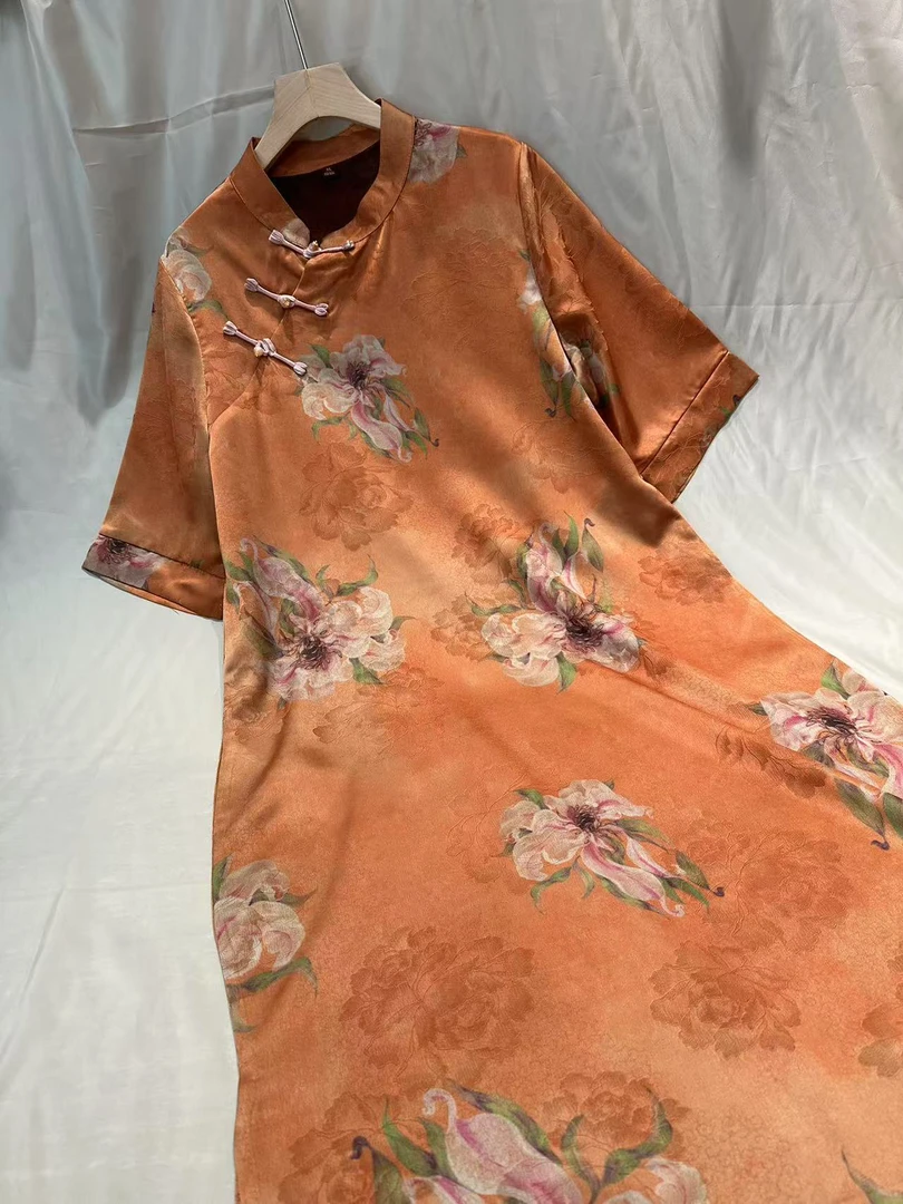 「沁花」新中式国风新款改良款国风女装连衣裙