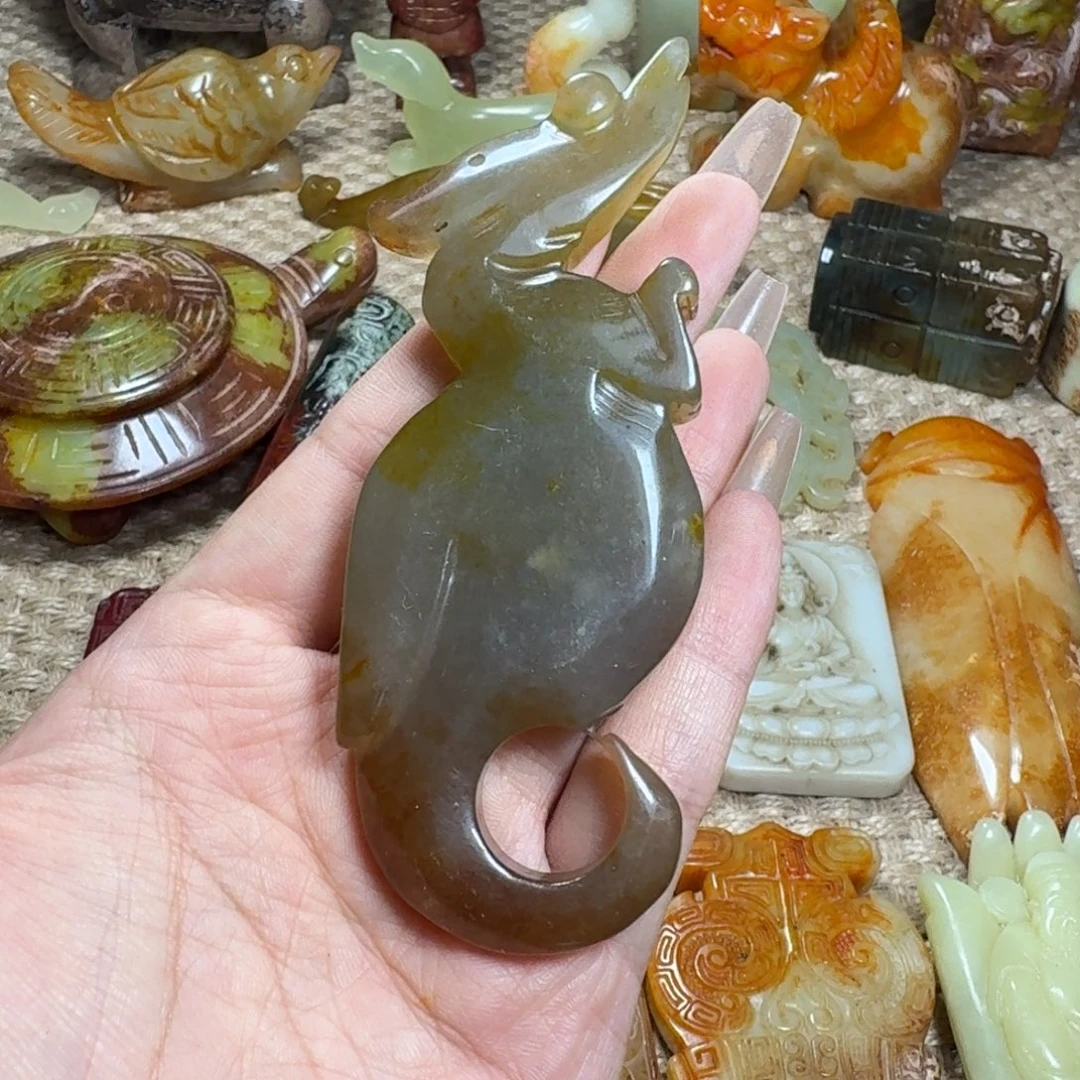 白玉菩提吊坠挂件